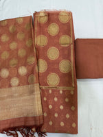 Load image into Gallery viewer, Premium mul chanderi banarasi weaving set