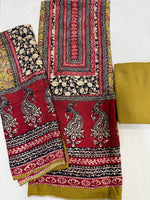 Load image into Gallery viewer, Pure muslin ajrak prints
