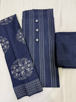 Load image into Gallery viewer, Premium handloom cotton with embroidered dupatta