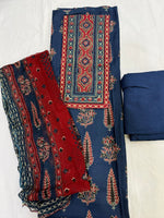 Load image into Gallery viewer, Ajrak chiffon dupatta