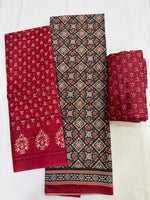 Load image into Gallery viewer, Pure Cotton Ajrak Suit