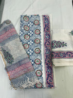 Load image into Gallery viewer, Handcrafted Jaipuri block print cotton suit