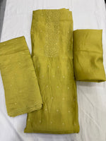 Load image into Gallery viewer, Tone-on-tone embroidery suit set