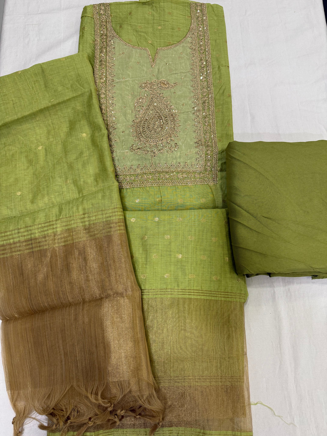Jamdani embroidered