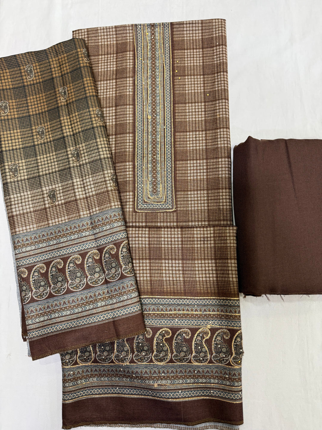 Spun pashmina woolen