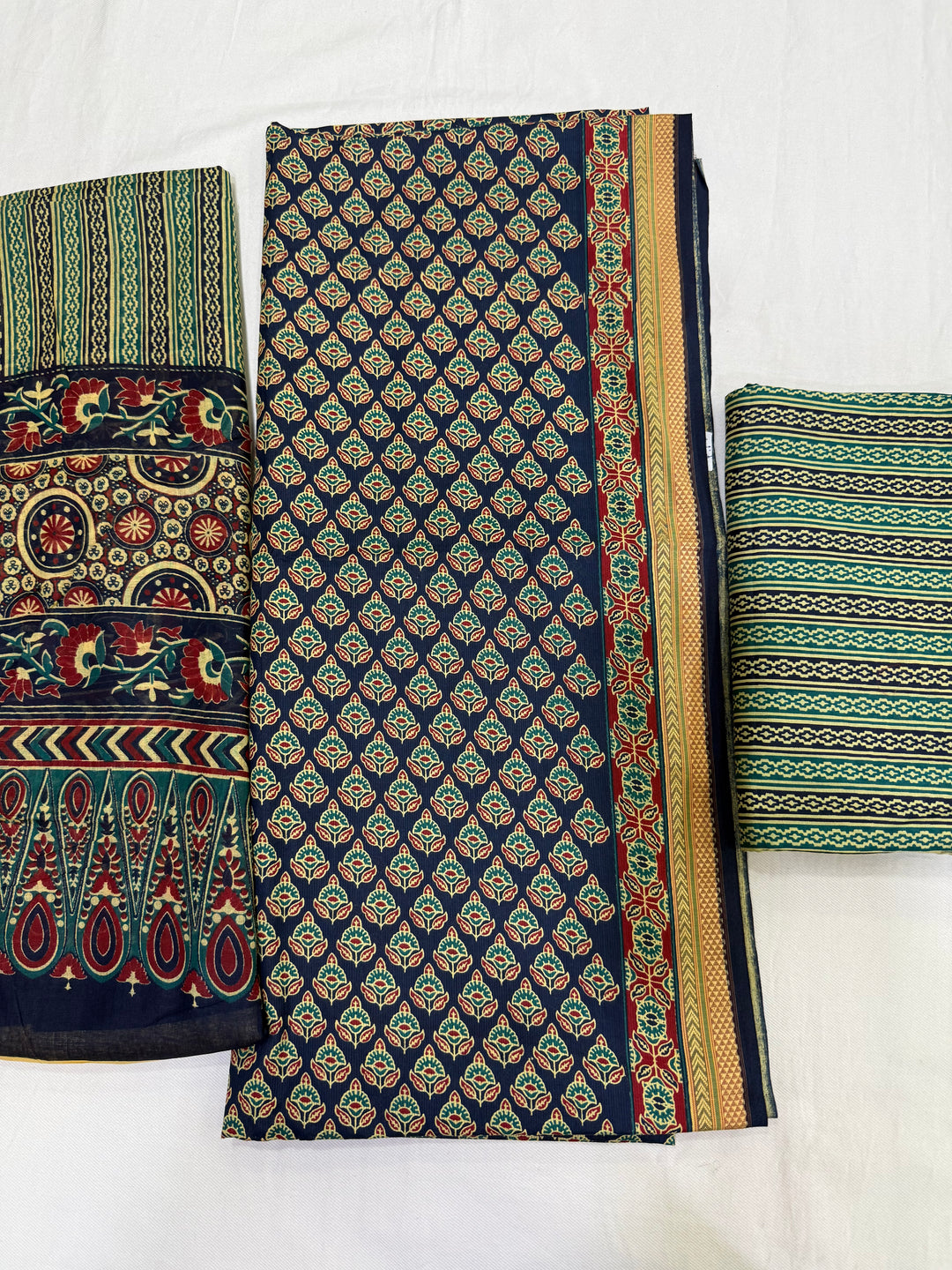 Gadhwal border cotton suits