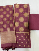 Load image into Gallery viewer, Premium mul chanderi banarasi weaving set
