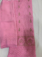 Load image into Gallery viewer, Georgette Lucknowi with cutdana work
