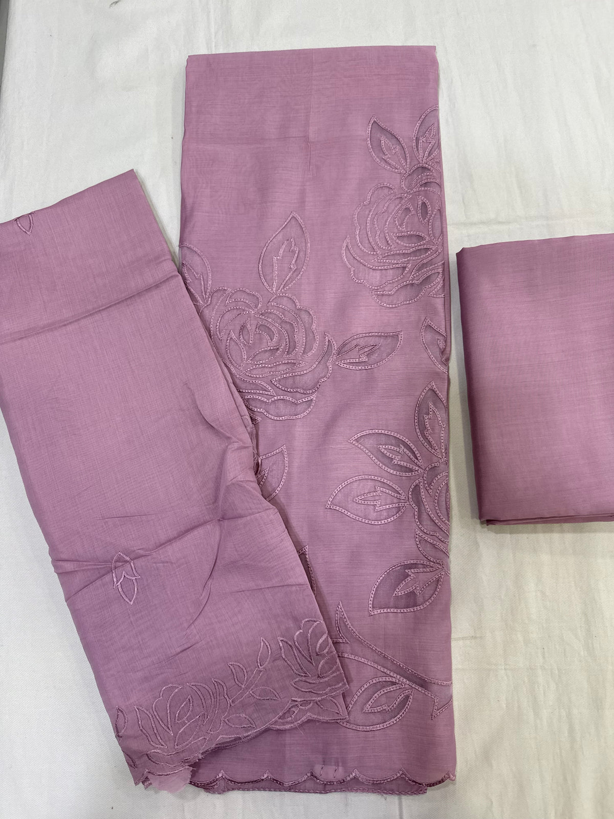 Mul chanderi cutwork