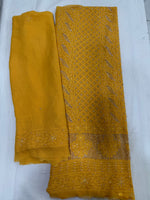 Load image into Gallery viewer, Georgette Lucknowi with cutdana work
