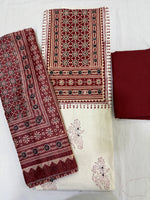 Load image into Gallery viewer, Premium khadi cotton suit
