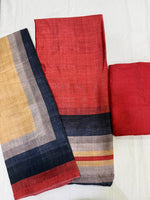 Load image into Gallery viewer, Semi tussar stripe design

