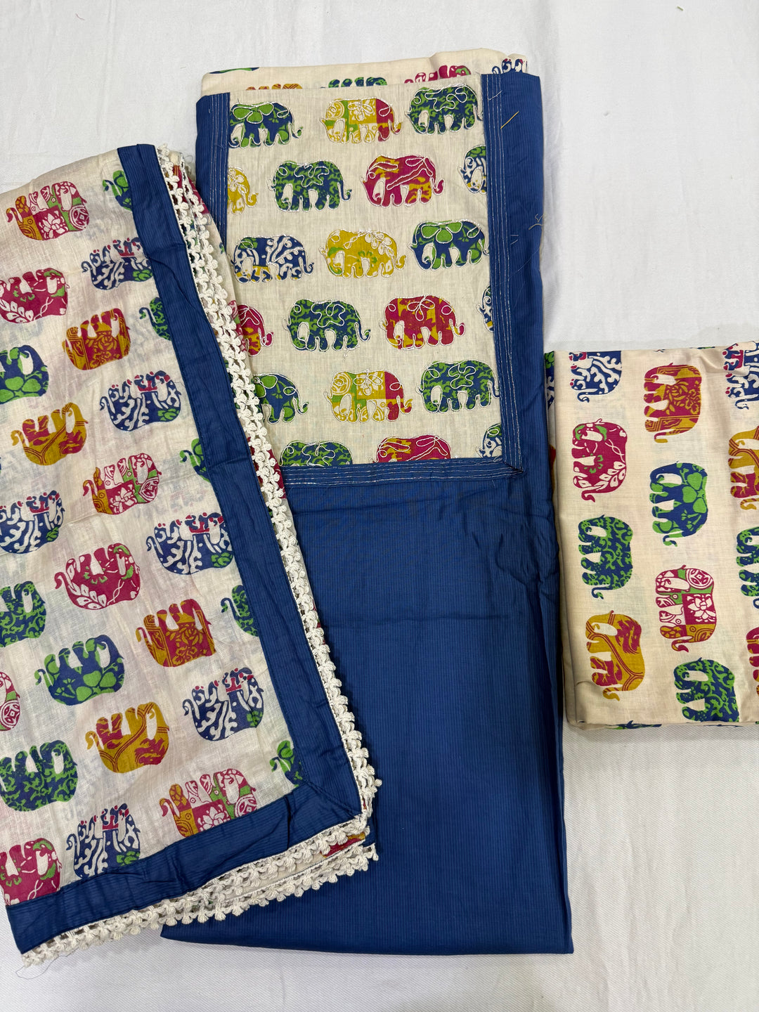 Pure cotton with elephant figure