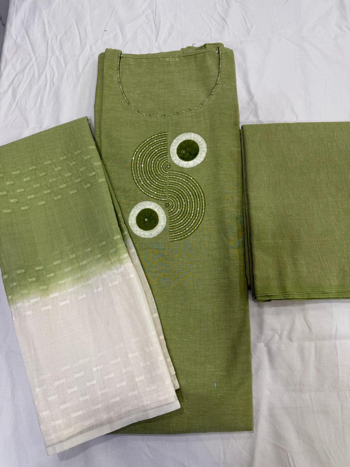 Premium organic cotton suit