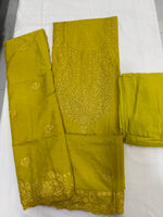 Load image into Gallery viewer, Mul Chanderi with Kashmiri Style Tone-on-Tone Work
