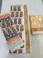 Load image into Gallery viewer, Premium Jaipuri Cotton Unstitched Suit Set
