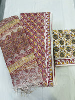 Load image into Gallery viewer, Handcrafted Jaipuri block print cotton suit
