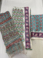 Load image into Gallery viewer, Handcrafted Jaipuri block print cotton suit
