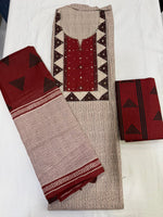 Load image into Gallery viewer, Pure cotton traditional motifs print suit piece
