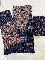 Load image into Gallery viewer, Pure Cotton Ajrak Suit in rich natural dyes
