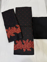 Load image into Gallery viewer, Ajrak applique work suit piece
