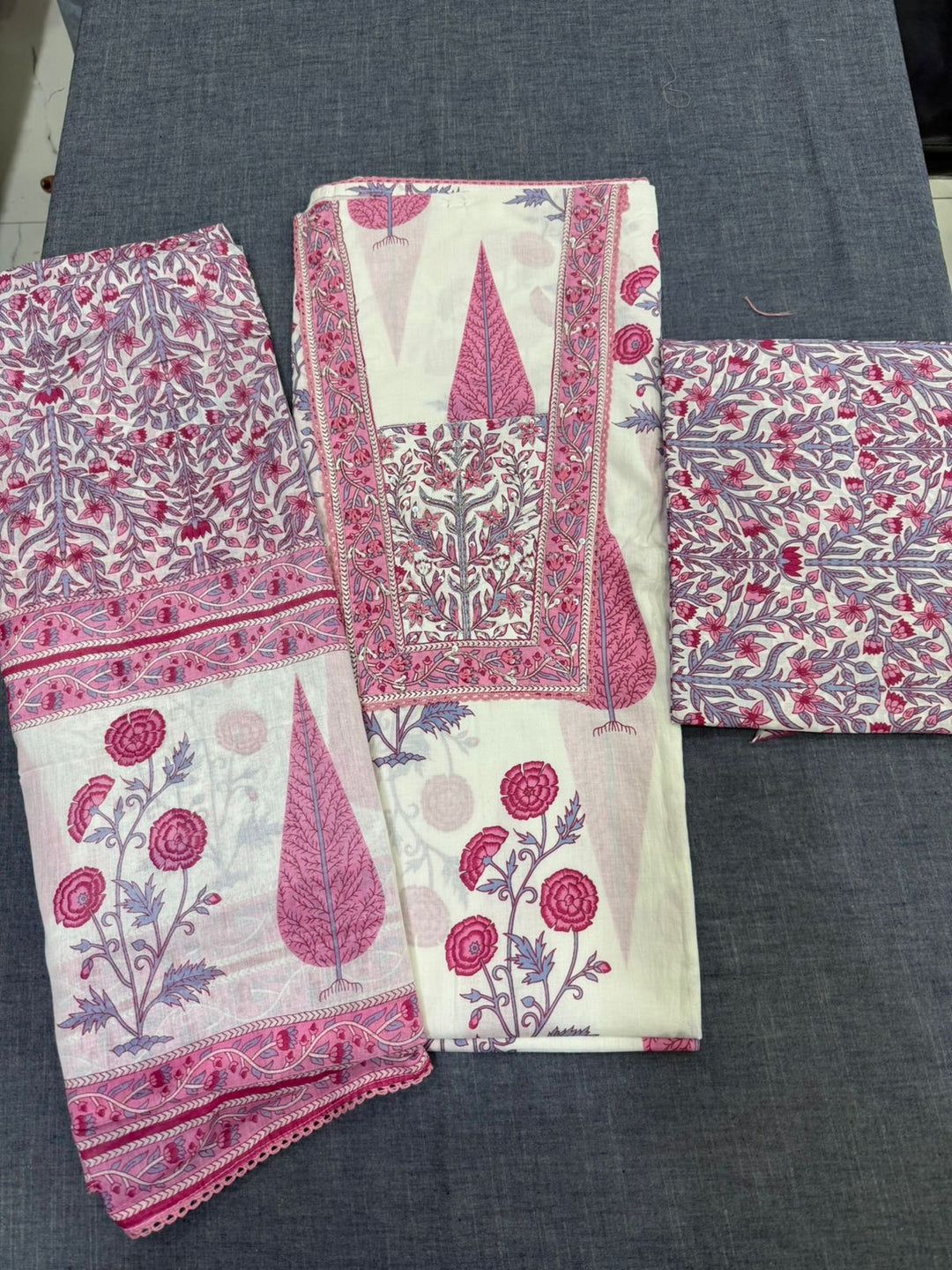 Graceful unstitched dress material
