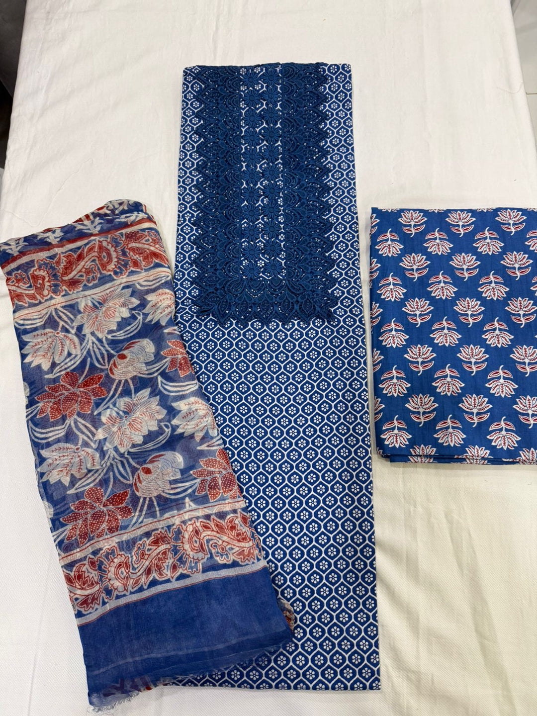 Elegant pure cotton suit set