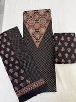 Load image into Gallery viewer, Pure Cotton Ajrak Suit in rich natural dyes
