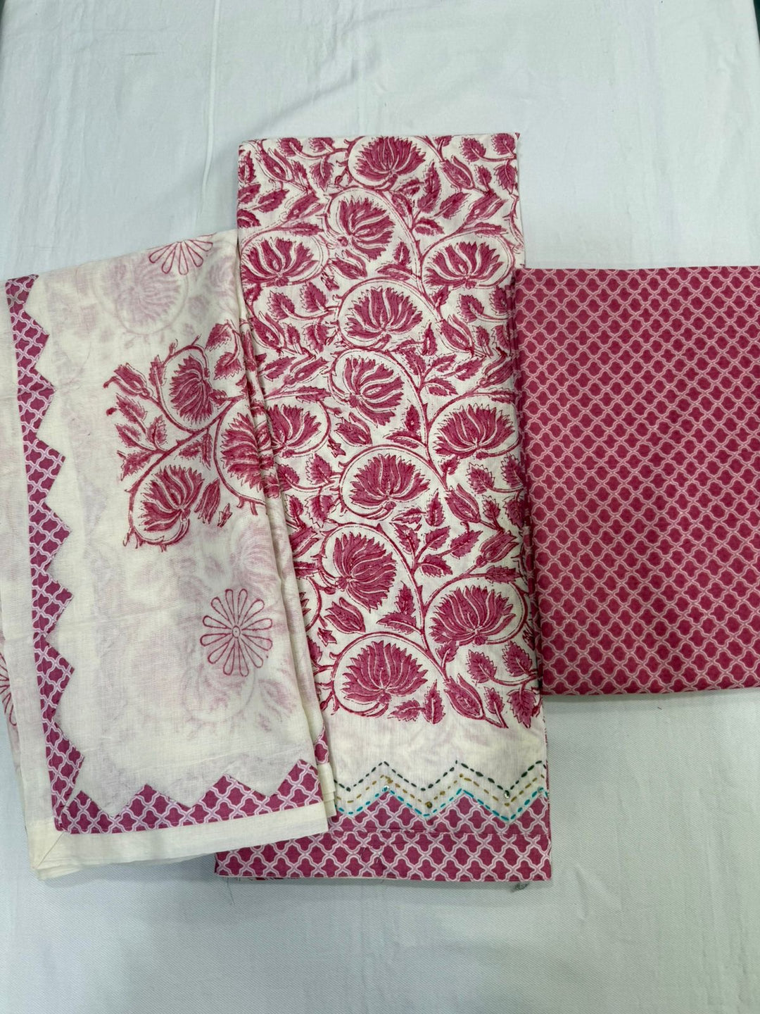 Graceful unstitched dress material